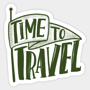 Time to Travel2 Sticker